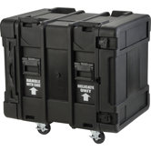 24" Deep 12U Roto Shock Rack in Black