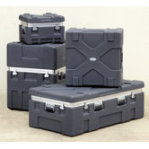 Roto X Shipping Case in Gray without Foam: 21" H x 37.25" W x 21" D (Interior)