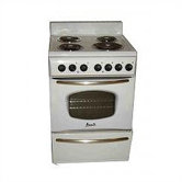 24" Electric Range in White