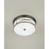 Chase 6.25" 3 Light Flush Mount