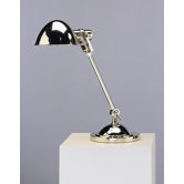 Alvin Desk Lamp in Polished Nickel