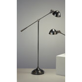 Alvin Boom Floor Lamp in Deep Patina Bronze