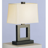 Doughnut  Duncan Table Lamp in Deep Patina Bronze Over Brass
