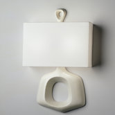 Jonathan Adler Wall Sconce in White Glaze