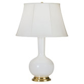 Genie Table Lamps with Polished Nickel Base