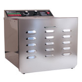 D10 Stainless Steel Dehydrator with Chrome Shelves