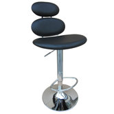 31" Swivel Barstool with Gas Lift in Black