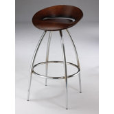 Laminated Wood Swivel Barstool