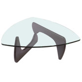 Mid-century Glass Top Coffee Table