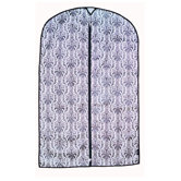 Travel Damask Garment Bag in Black and White