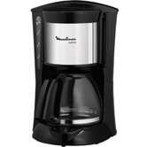 1000W Kaffeeautomat "Subito" in Edelstahl / Schwarz