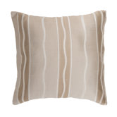 Liona Stripe 18" Pillow in Pebble