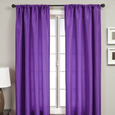 Bella Kids Rod Pocket Panel in Purple