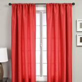 Bella Kids Rod Pocket Panel in Red