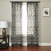Abel Rod Pocket Panel in Black