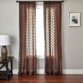Mezzo Rod Pocket Panel in Chocolate