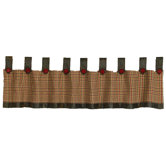 Tahoe Faux Leather Valance