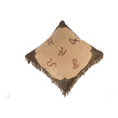 Brands Diamond Pillow in Dark Tan