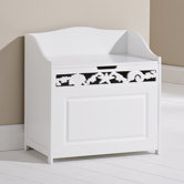 Corella Floor Hamper in White
