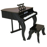 30 Key Fancy Baby Grand Piano in Black