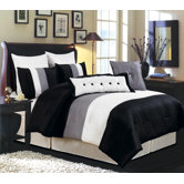 LaCozee Classic 8 Piece Oversized Comforter Set