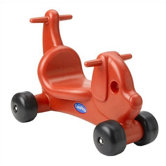 Puppy Dog Ride - On / Walker with Handles in Red