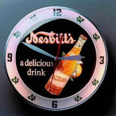 Double Bubble Nesbitt's Glass Clock