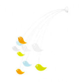 Peep Bird Mobile in Multicolor