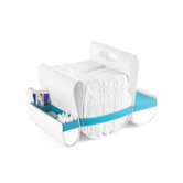 Loop Diaper Caddy in Blue