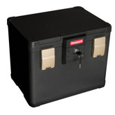 1/2 Hr Fireproof Key Lock Resistant Chest