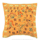 French Tapestry Cotton Dagobert Pillow