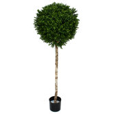 Artificial Boxwood Topiary on Stem