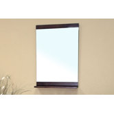Morris Bathroom Mirror in Medium Walnut
