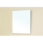 Graham Beveled Bathroom Mirror in Espresso