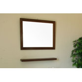 Cabot Mirror in Dark Walnut