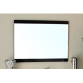 Coleman Mirror in Dark Walnut