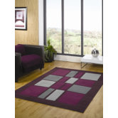 Patina Tiles Aubergine 18 Contemporary Rug