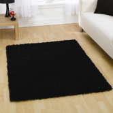 Nordic Cariboo Black Shag Rug