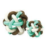 Large Loopy Loop Ball Dog Toy in Coco