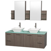Amare 60" Double Bathroom Vanity Set