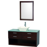 Andrea 48" Wall-Mounted Bathroom Vanity Set