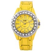 Women's Time's Up Watch in Yellow