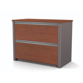 Connexion 30" Lateral File in Bordeaux and Slate