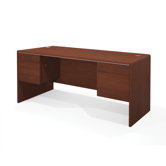Fall Creek Executive Desk in Bordeaux