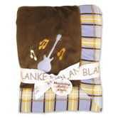 Rock Star Framed Receiving Blanket