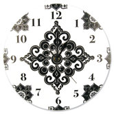 Versailles Black and White Wall Clock