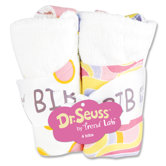 Dr. Seuss Oh The Places You''ll Go Bouquet 4 Pack Bib Set