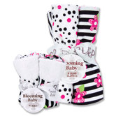 Zahara Bib and Burp Cloth Bouquet Set