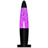 Purple with Black Base Sparkle Lamp