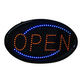 Hanging Oval LED Open Sign